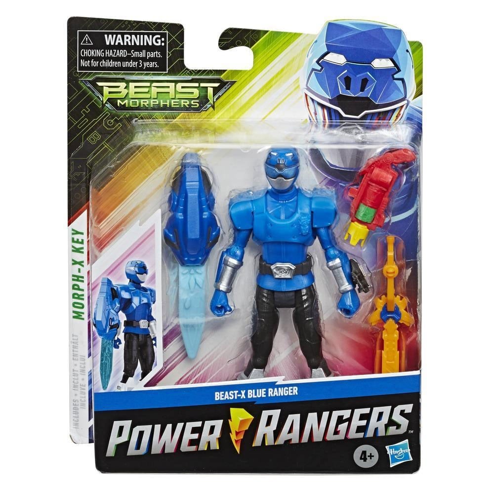 Kolleksiyon Karakterleri, Power Rangers, Power Ranger Beast Morphers Figür 15 cm E5915 E7828 Beast-X Blue Ranger