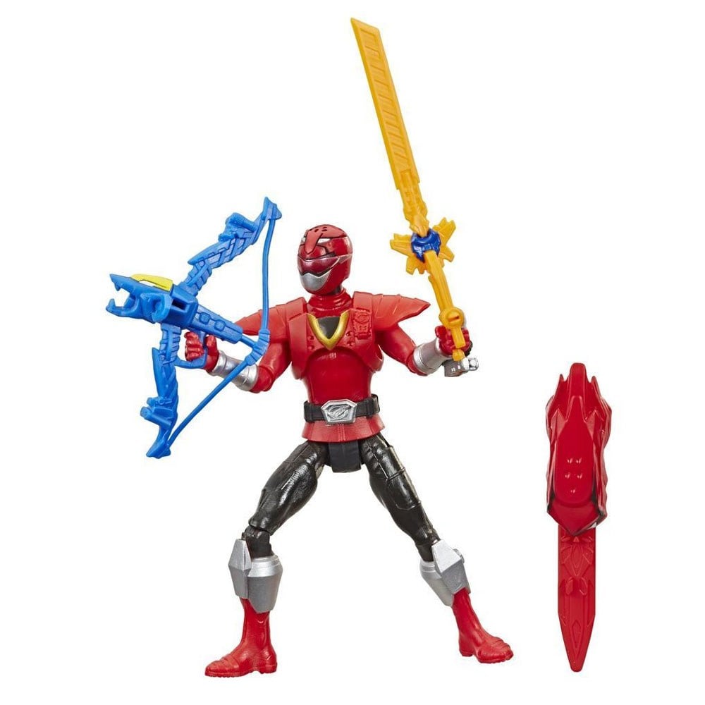Kolleksiyon Karakterleri, Power Rangers, Power Ranger Beast Morphers Figür 15 cm E5915 E7827 Beast-X Red Ranger