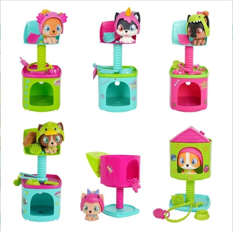 Kolleksiyon Karakterleri, MEGA OYUNCAK, Qt Puppies Sürpriz Aksesuarlı Yavru Köpek 00807 Bella