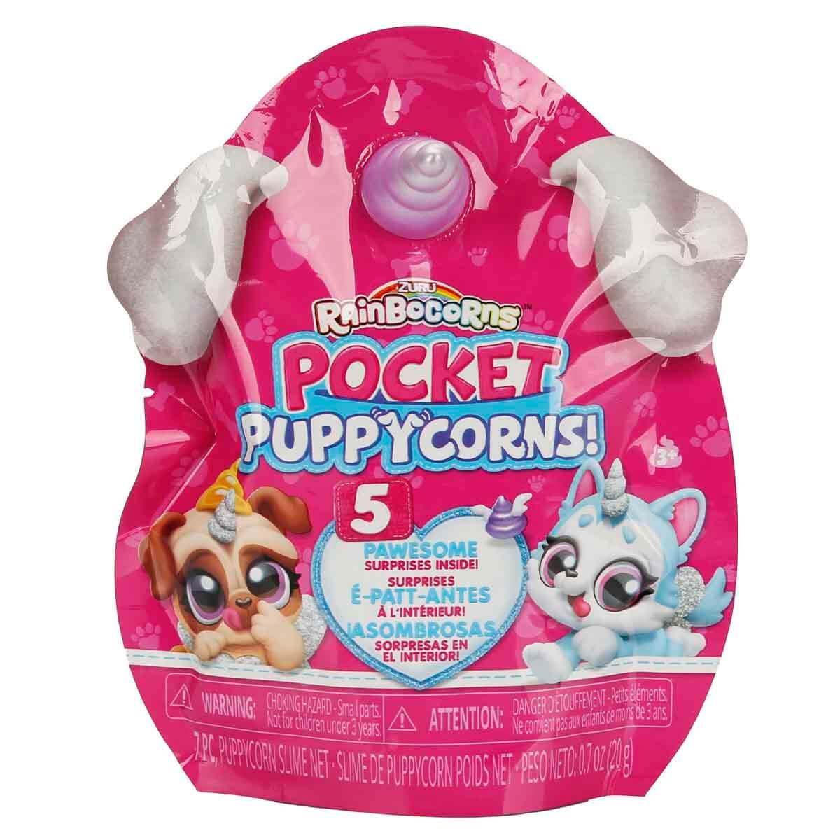Kolleksiyon Karakterleri, Giochi Preziosi, Rainbocorns Pocket Sürpriz Mini Figür S1 Sürpriz Paket RAR24000 Mor Boynuz