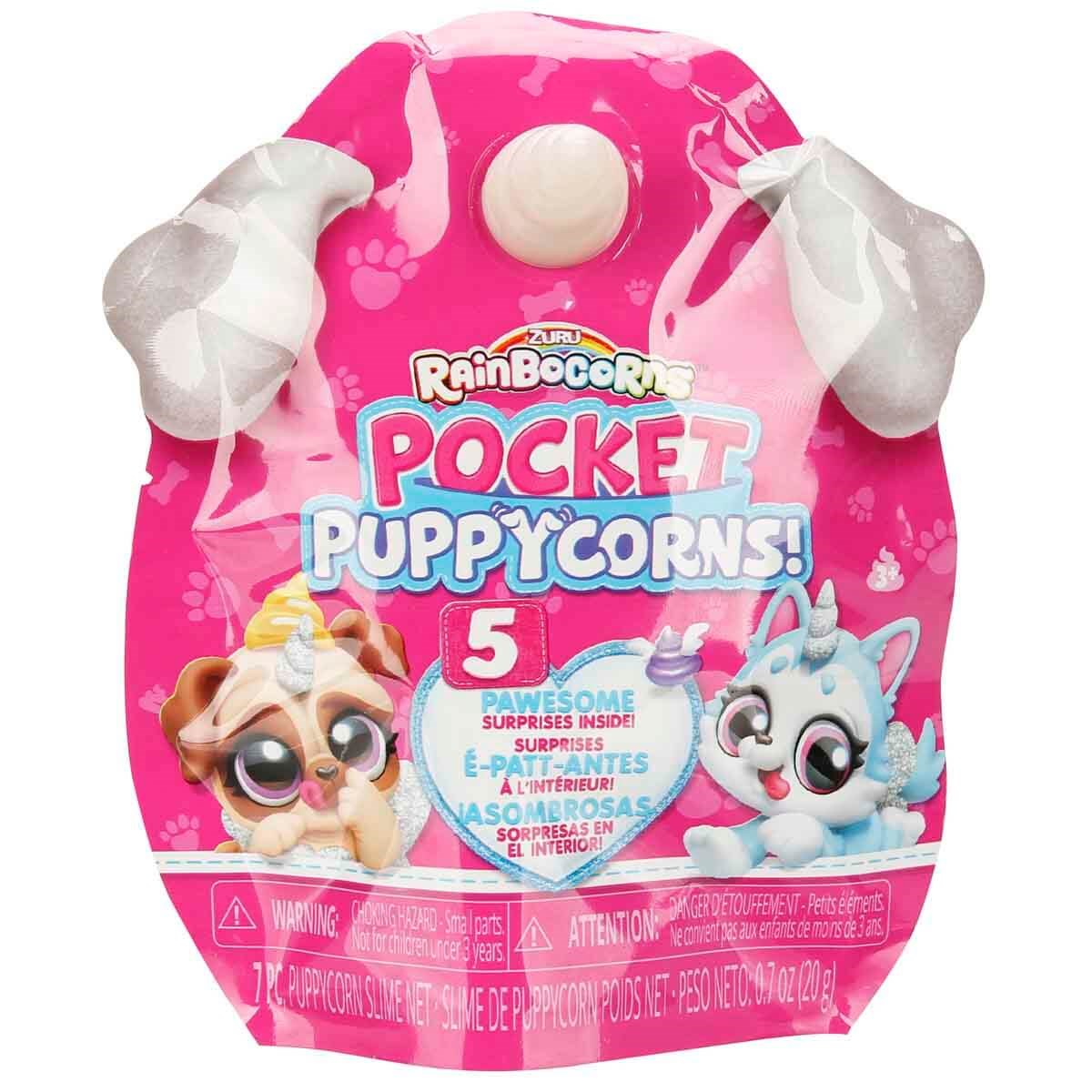 Kolleksiyon Karakterleri, Giochi Preziosi, Rainbocorns Pocket Sürpriz Mini Figür S1 Sürpriz Paket RAR24000 Beyaz Boynuz