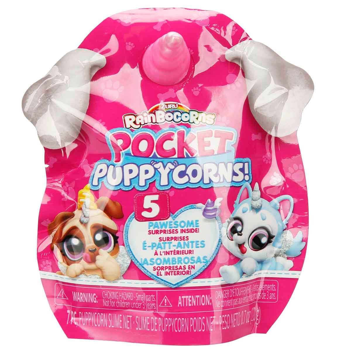 Kolleksiyon Karakterleri, Giochi Preziosi, Rainbocorns Pocket Sürpriz Mini Figür S1 Sürpriz Paket RAR24000 Pembe Boynuz