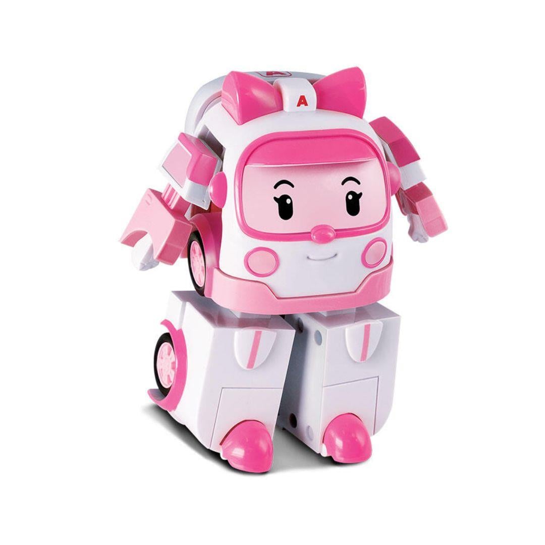 Kolleksiyon Karakterleri, NECOTOYS, Robocar Poli Transformers Robot Figür Amber