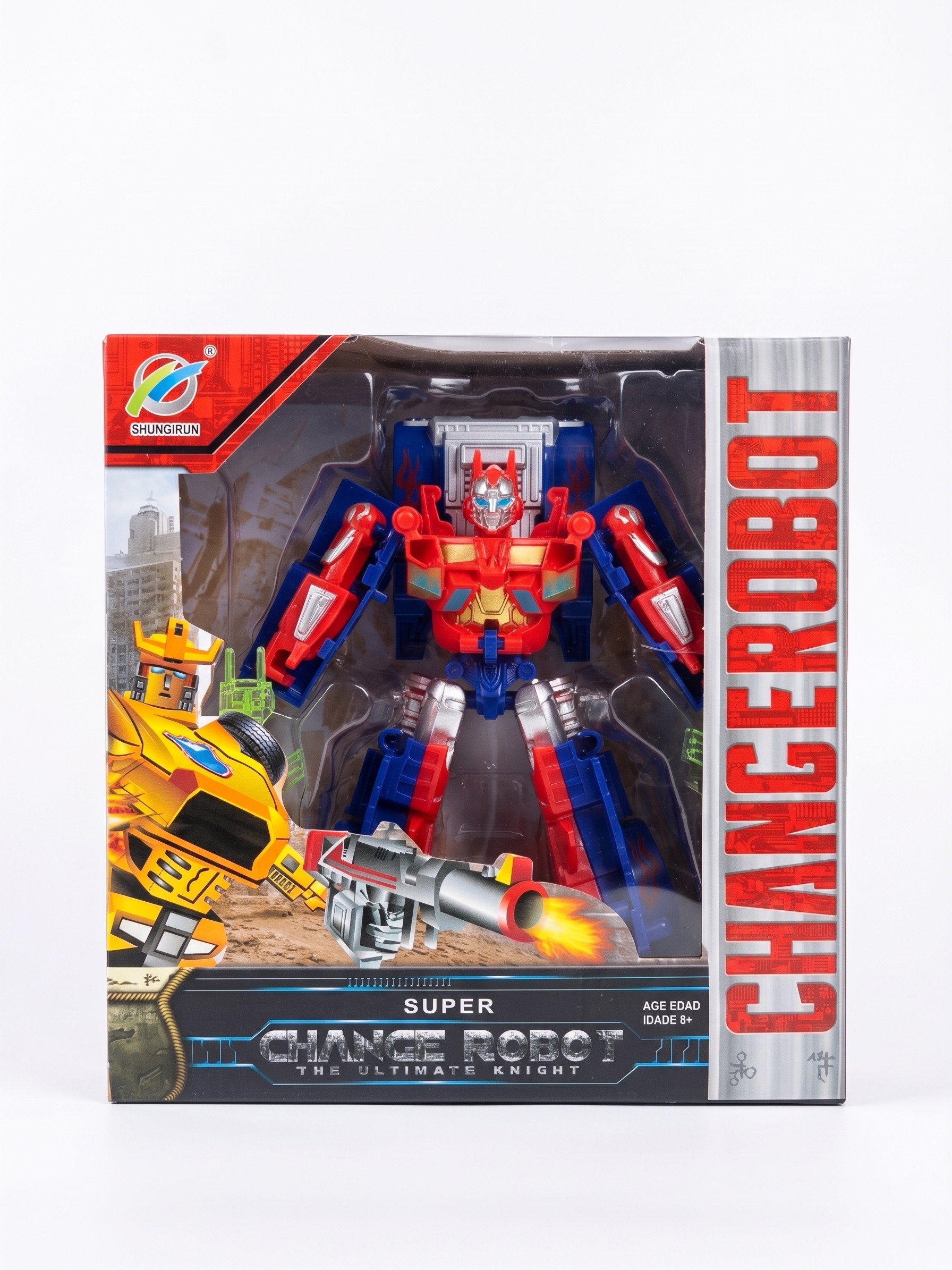 Kolleksiyon Karakterleri, Sunman, Roboto Dönüşen Araçlar 44916 Kırmızı