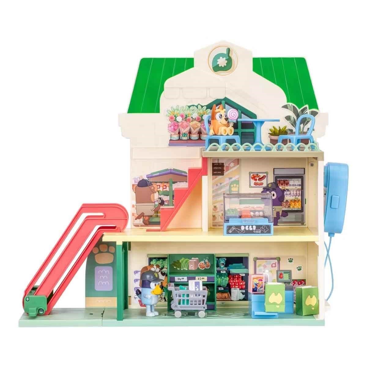 Kolleksiyon Karakterleri, NECOTOYS, Sesli Bluey Süpermarket Oyun Seti