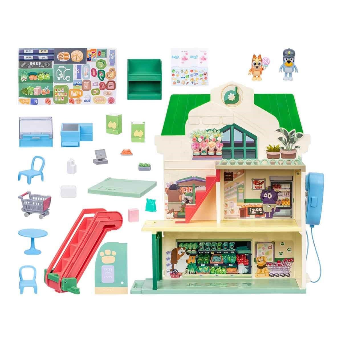 Kolleksiyon Karakterleri, NECOTOYS, Sesli Bluey Süpermarket Oyun Seti