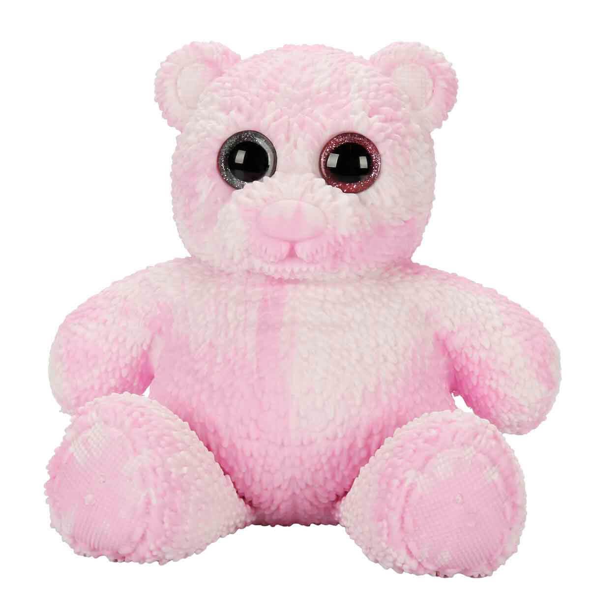 Kolleksiyon Karakterleri, Sunman, SoftT Karanlıkta Parlayan Deluxe Yumuşak Ayıcık 23317 Pembe-Beyaz