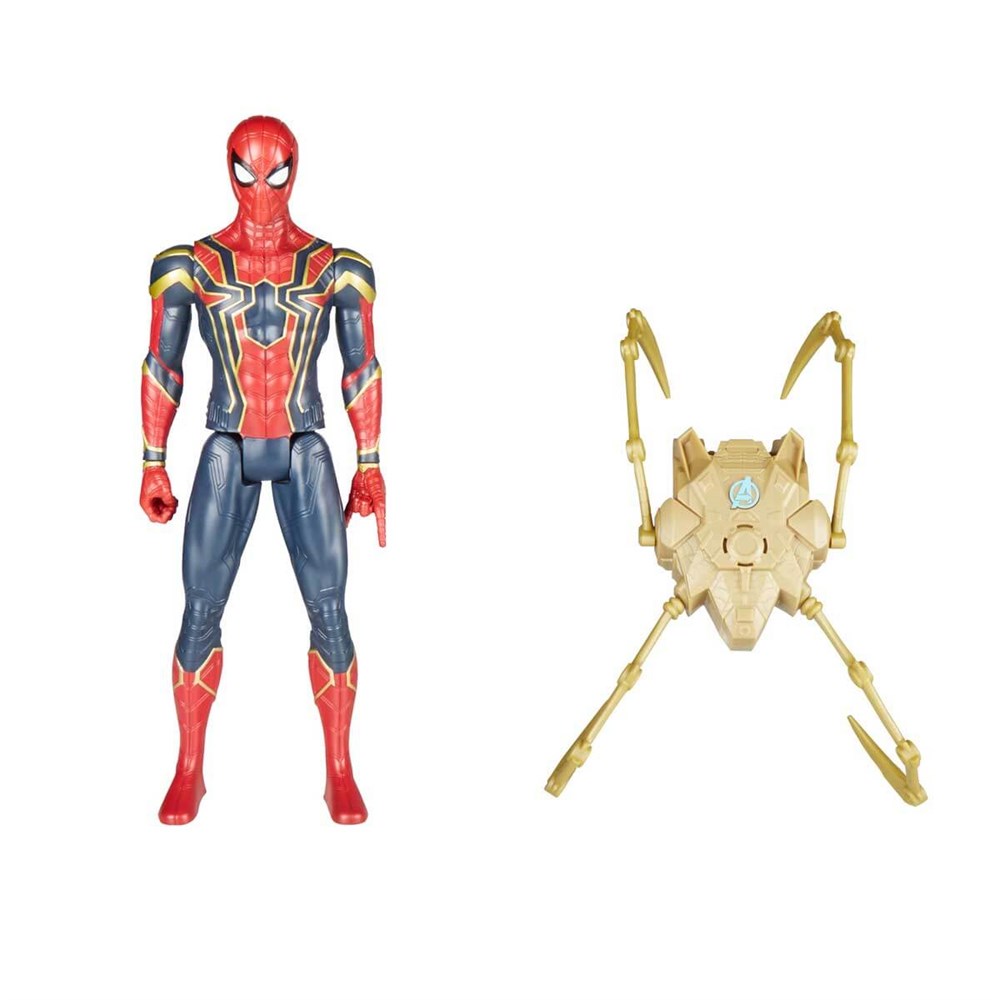 Kolleksiyon Karakterleri, Marvel Avengers, Spiderman Avengers Infinity War Titan Hero Power FX Figür 30 cm