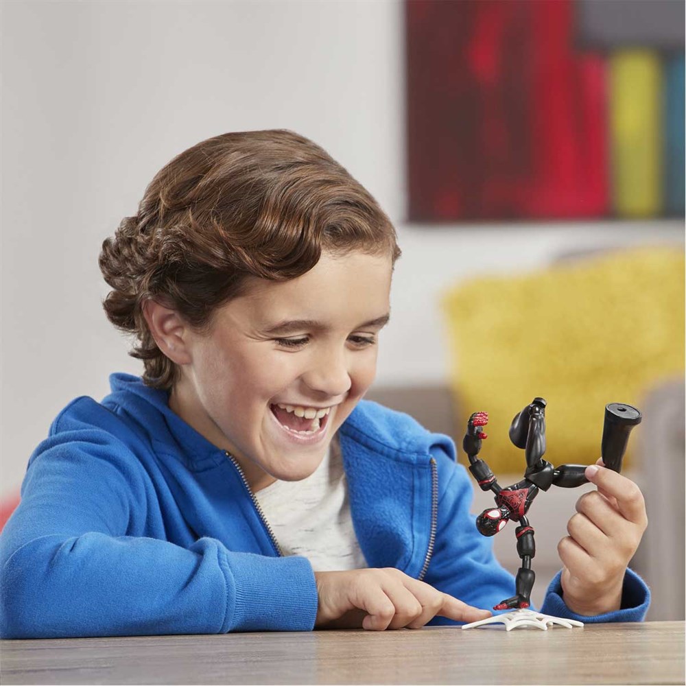 Kolleksiyon Karakterleri, Spiderman - Örümcek Adam, Spiderman Bend Flex Figür E7335 E7687 Miles Morales