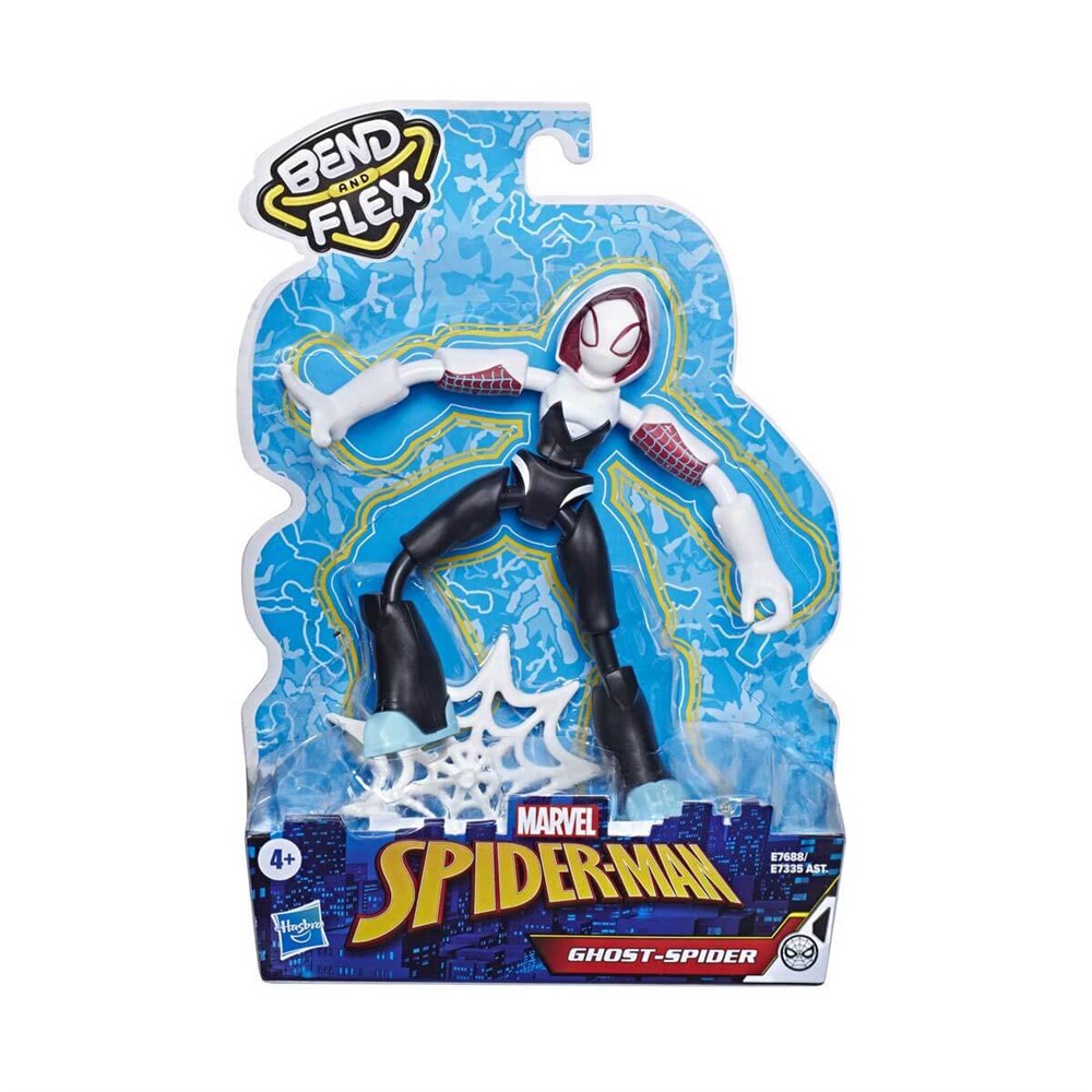 Kolleksiyon Karakterleri, Spiderman - Örümcek Adam, Spiderman Bend Flex Figür E7335 E7688 Ghost Spider