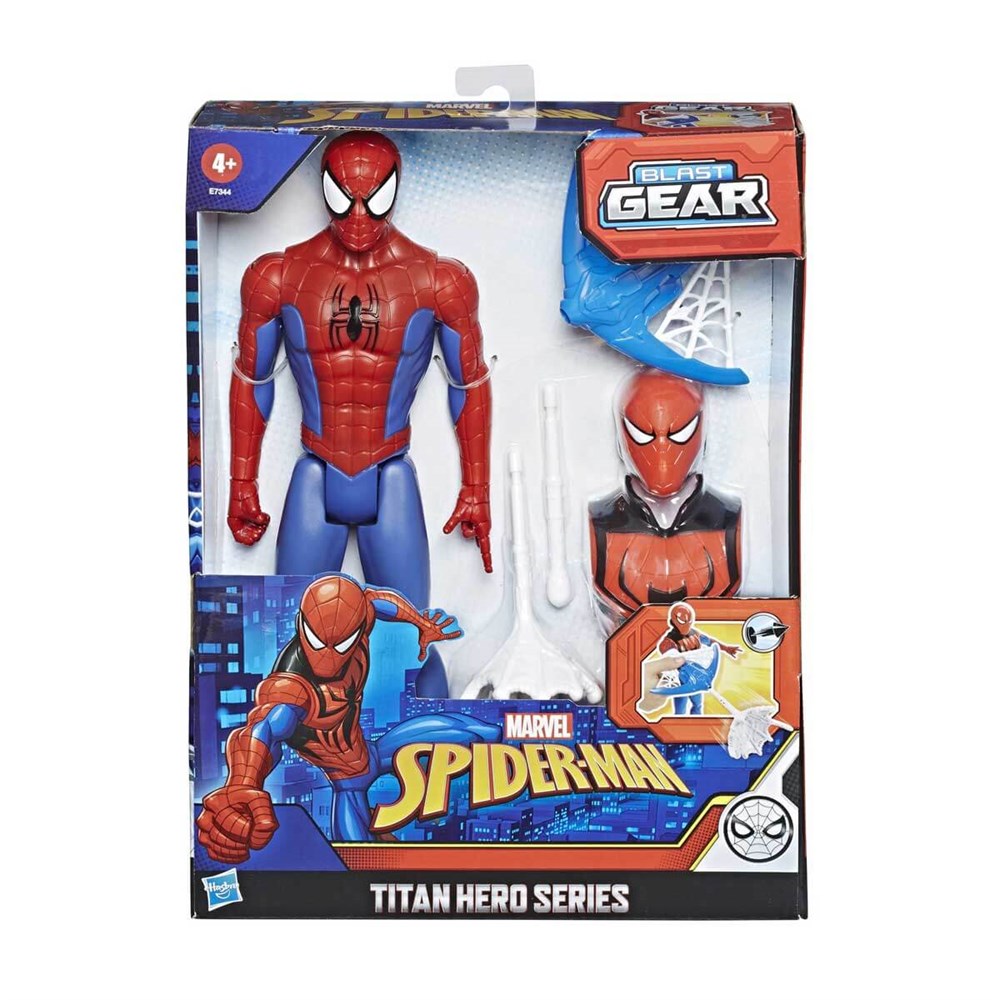 Kolleksiyon Karakterleri, Spiderman - Örümcek Adam, Spiderman Titan Hero Blast Gear Figür E7344