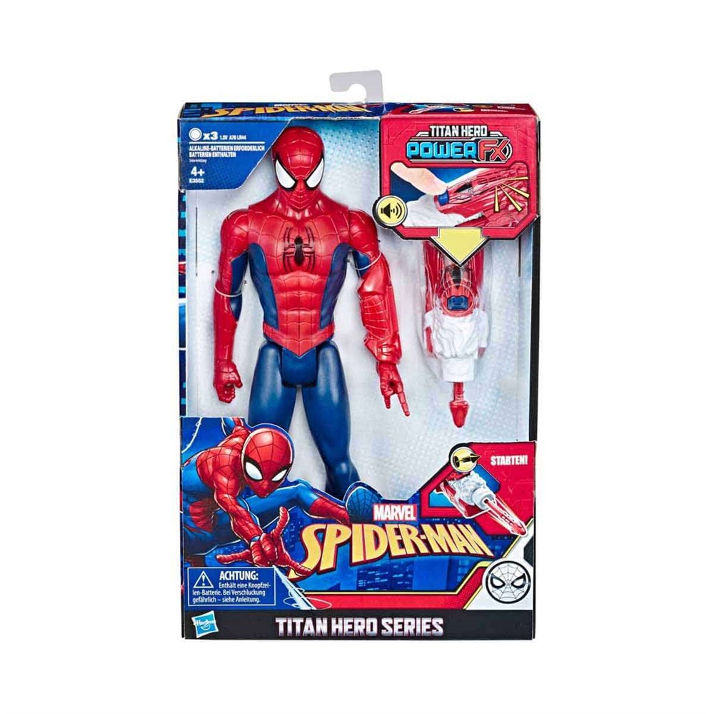 Kolleksiyon Karakterleri, Spiderman - Örümcek Adam, Spiderman Titan Hero Power Fx Spiderman Figür 30 cm E3552