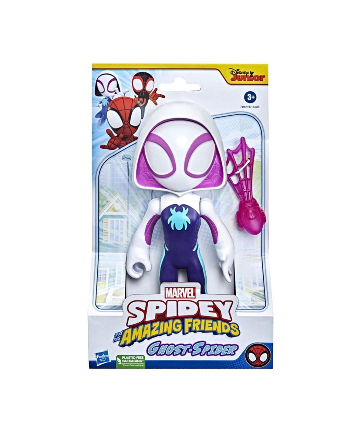 Kolleksiyon Karakterleri, AVENGERS, Spidey and His Amazing Friends Dev Figür Ghost Spider F3711 F3987