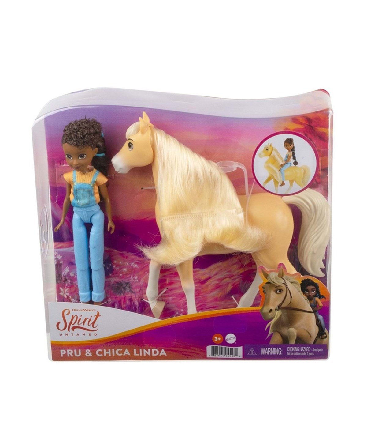 Kolleksiyon Karakterleri, Spirit, Spirit - Bebek ve Güzel Atı Oyun Seti GXF20 GXF22 Granger ve Chica Linda