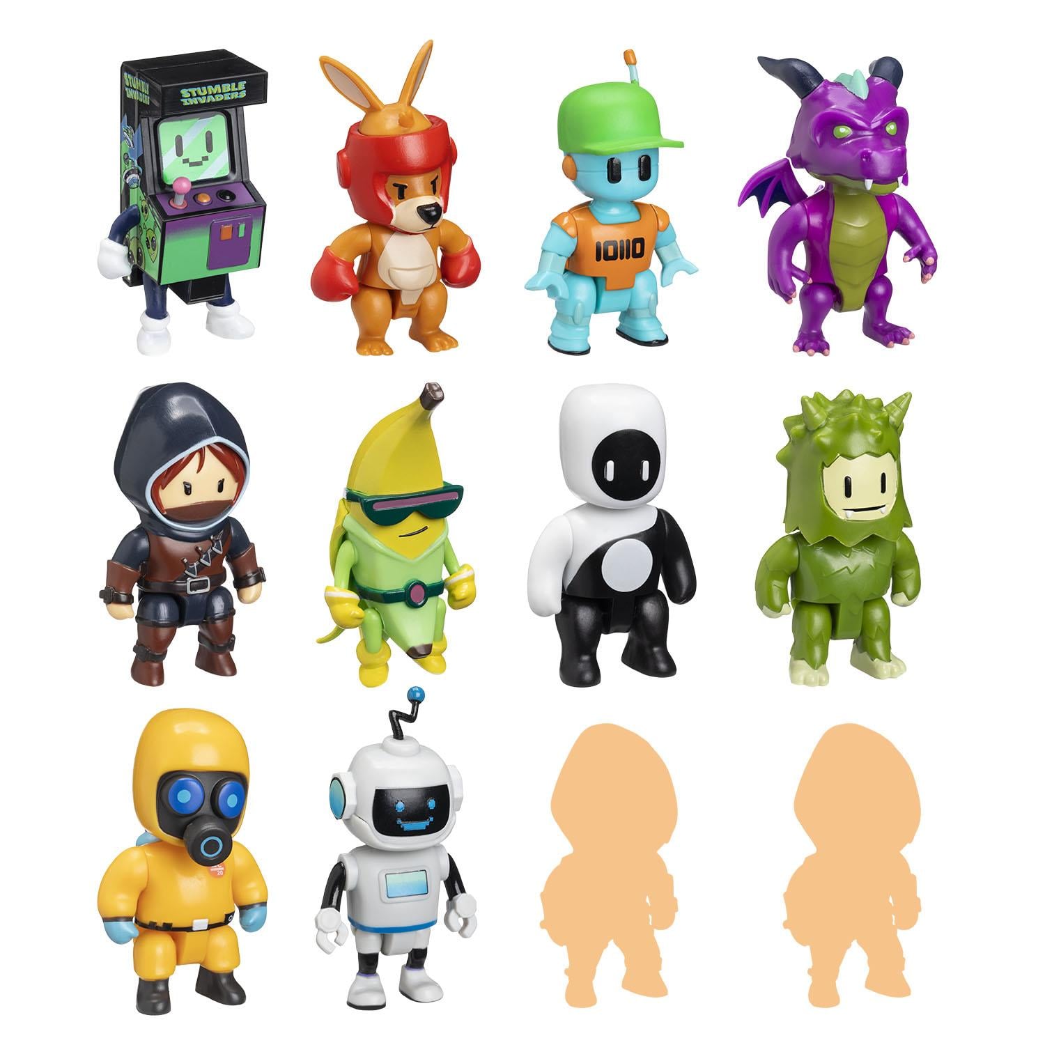 Kolleksiyon Karakterleri, NECOTOYS, Stumble Guys 12'li Aksiyon Figür Delüks Set SG3212