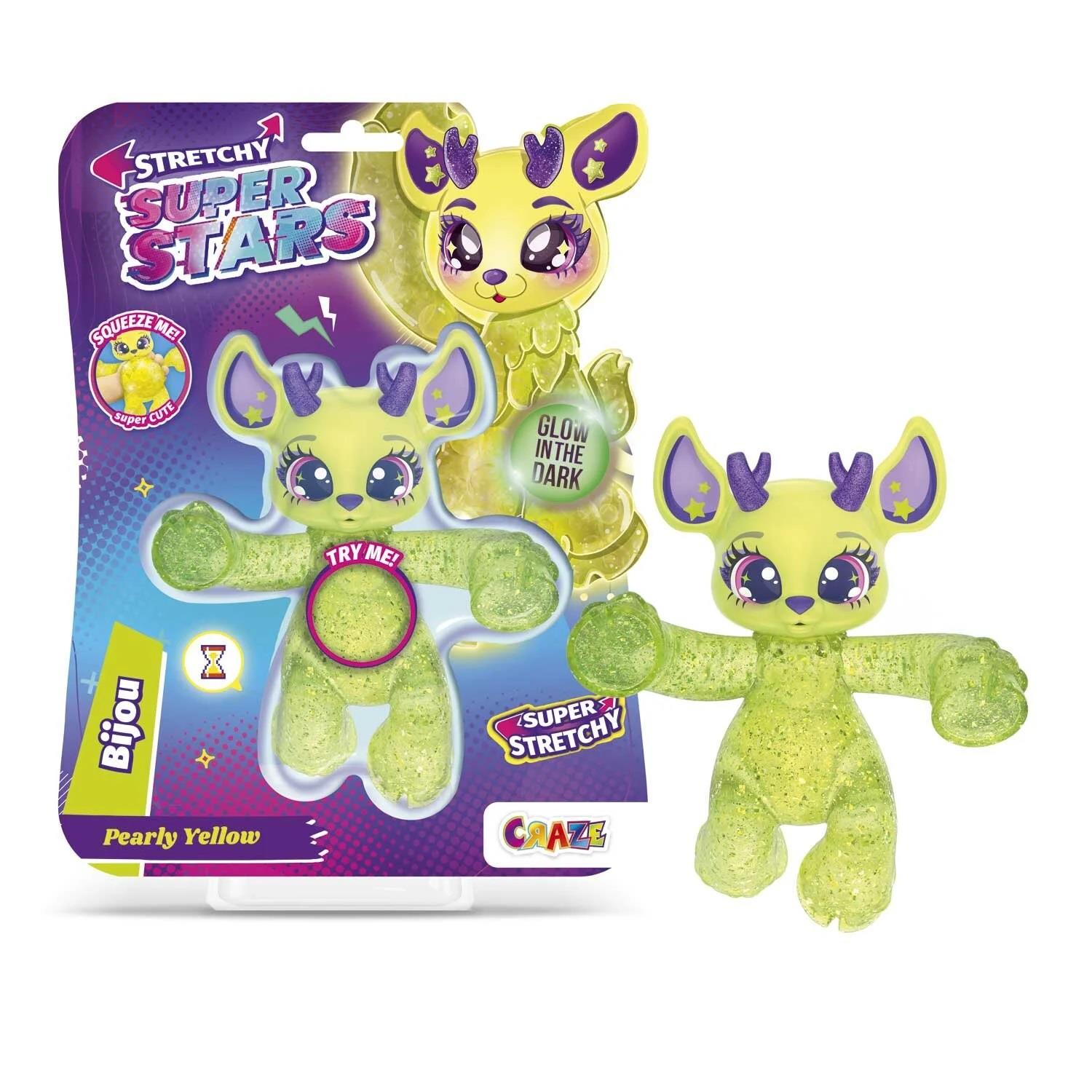 Kolleksiyon Karakterleri, MEGA OYUNCAK, Superstars Pearly Yellow Bijou Stretchy Figür