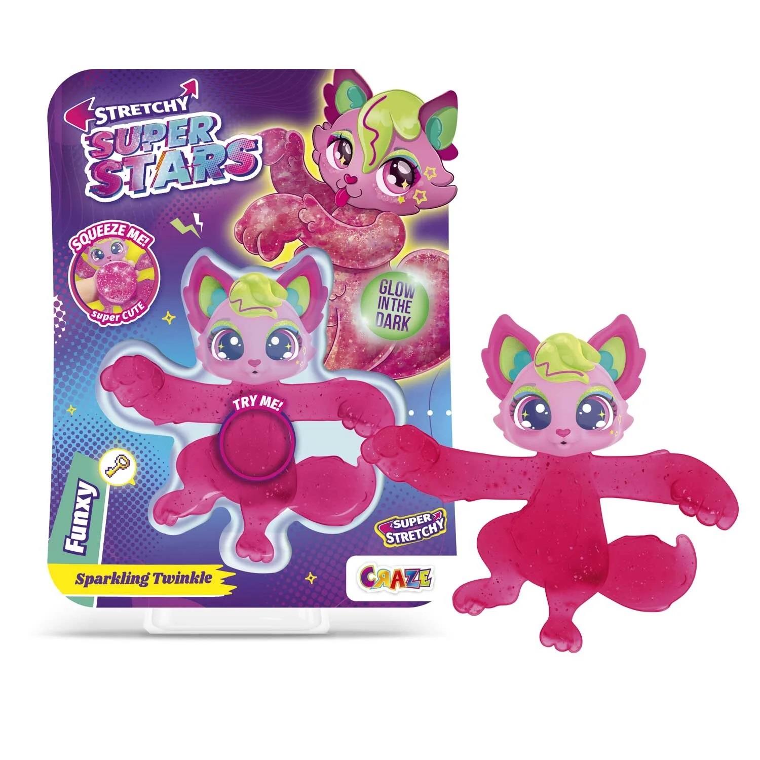 Kolleksiyon Karakterleri, MEGA OYUNCAK, Superstars Sparkling Twinkle Funxy Stretchy Figür