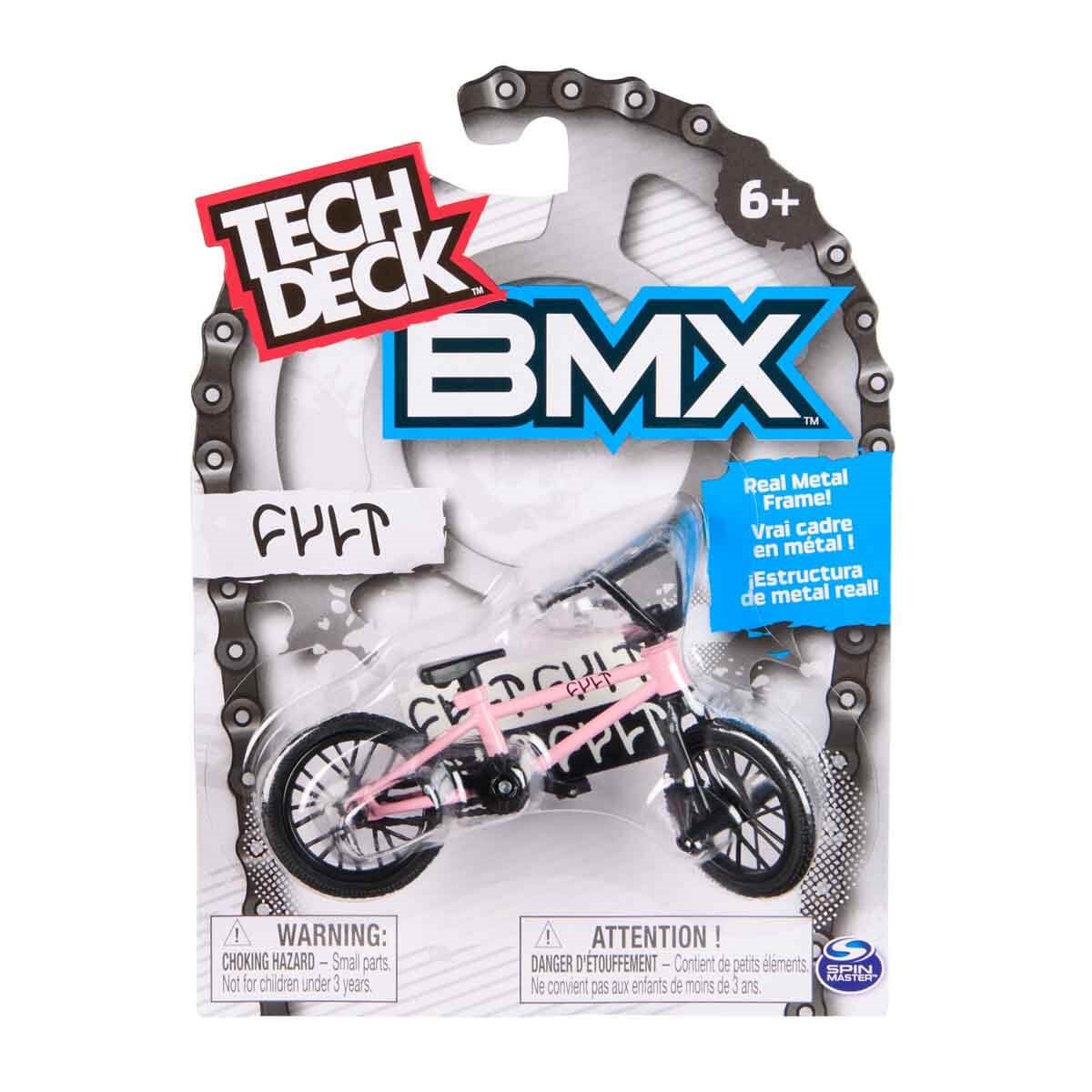 Kolleksiyon Karakterleri, Sunman, Tech Deck BMX Parmak Bisikleti 37212 Cult Pembe