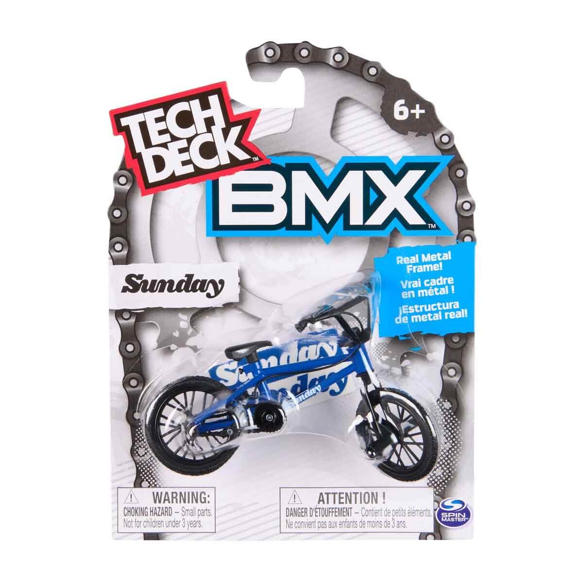 Kolleksiyon Karakterleri, Sunman, Tech Deck BMX Parmak Bisikleti 37212 Sunday Mavi
