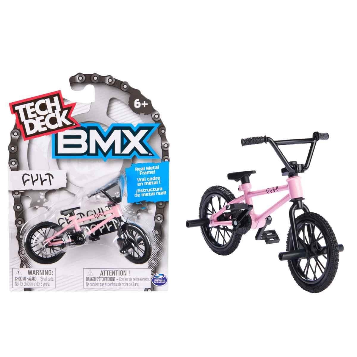 Kolleksiyon Karakterleri, Sunman, Tech Deck BMX Parmak Bisikleti 37212 Cult Pembe