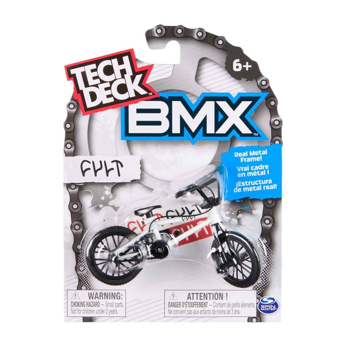 Kolleksiyon Karakterleri, Sunman, Tech Deck BMX Parmak Bisikleti 37212 Cult Beyaz