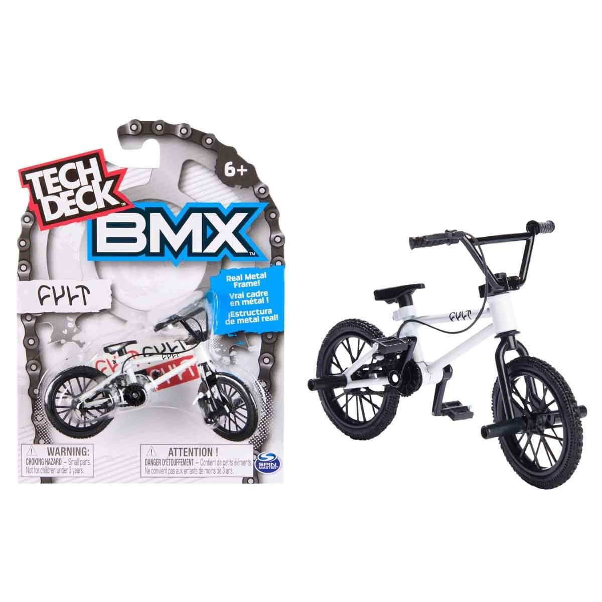 Kolleksiyon Karakterleri, Sunman, Tech Deck BMX Parmak Bisikleti 37212 Cult Beyaz