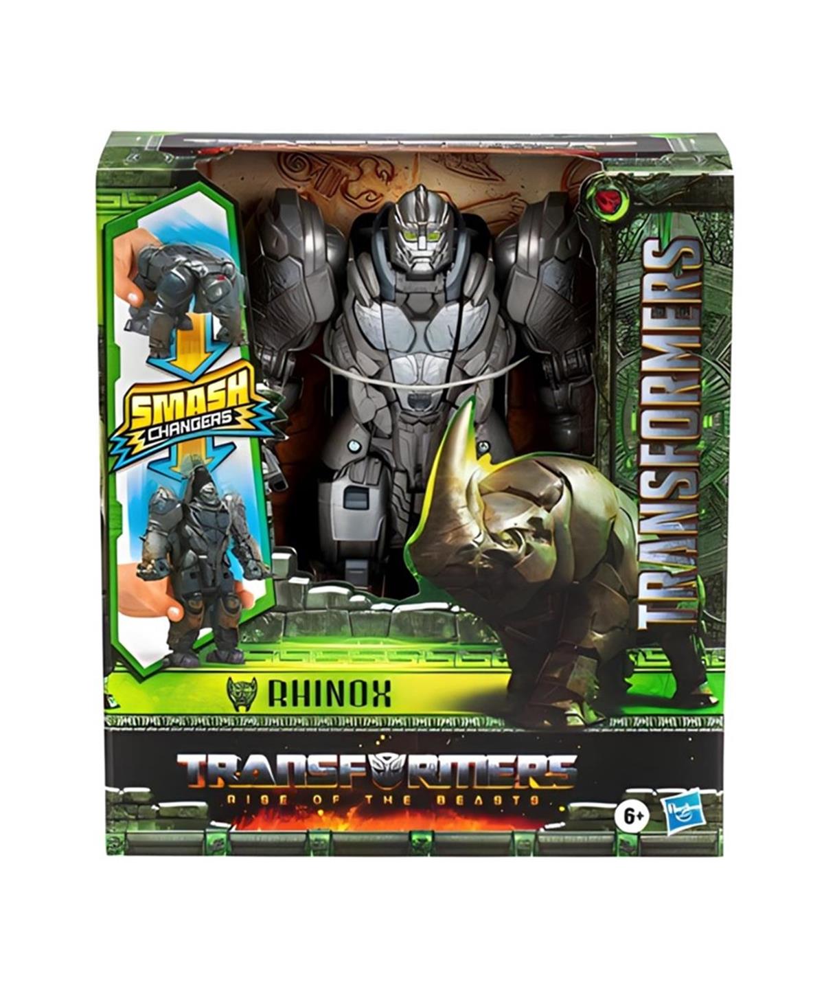 Kolleksiyon Karakterleri, Transformers, Transformers Rise Of The Beasts Smash Changer Figür F3900 F4643 Rhinox