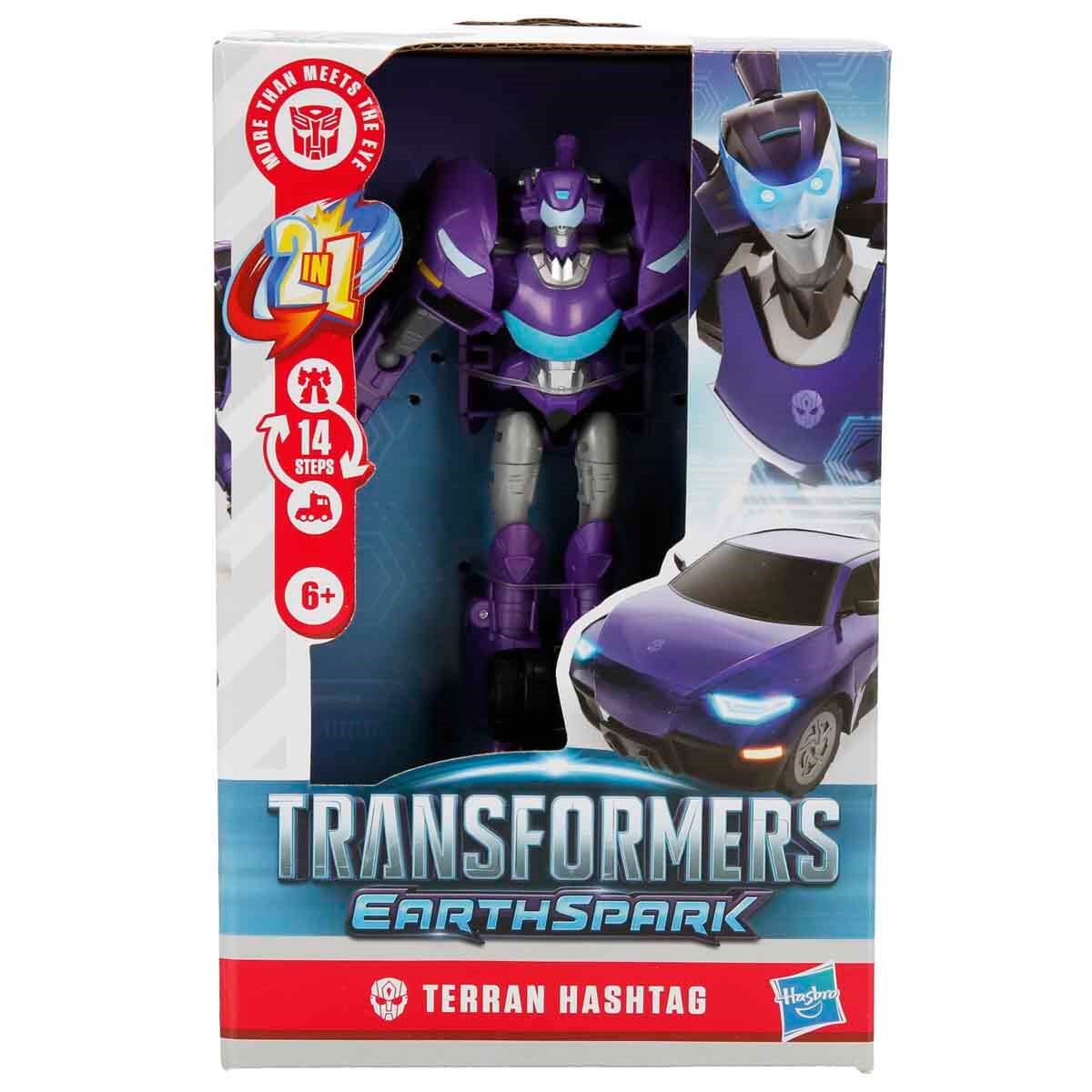 Kolleksiyon Karakterleri, Hasbro, Transformers Earthspark Deluxe Figür Terran Hashtag F6231 G0992