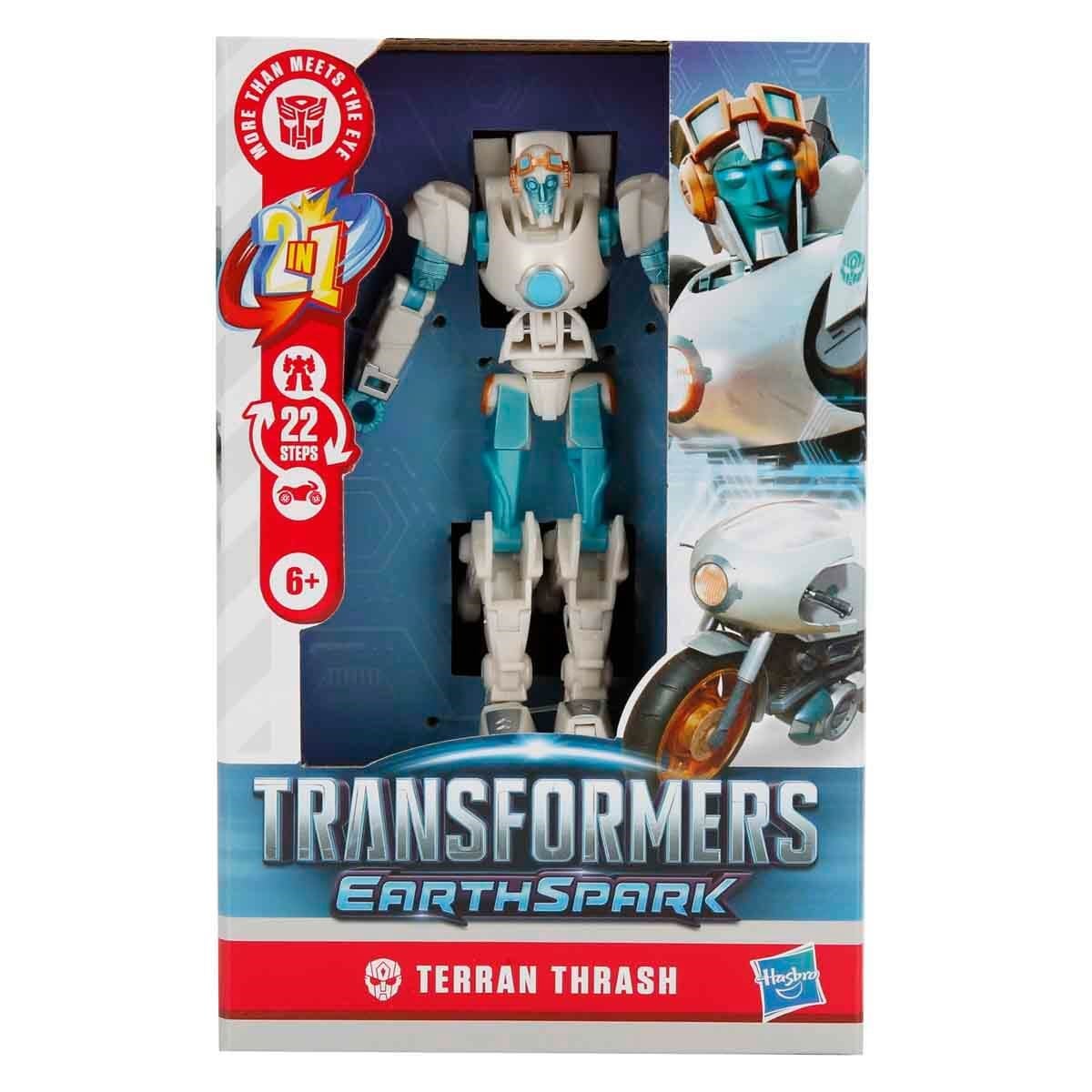 Kolleksiyon Karakterleri, Hasbro, Transformers Earthspark Deluxe Figür Terran Thrash F6231 F8669