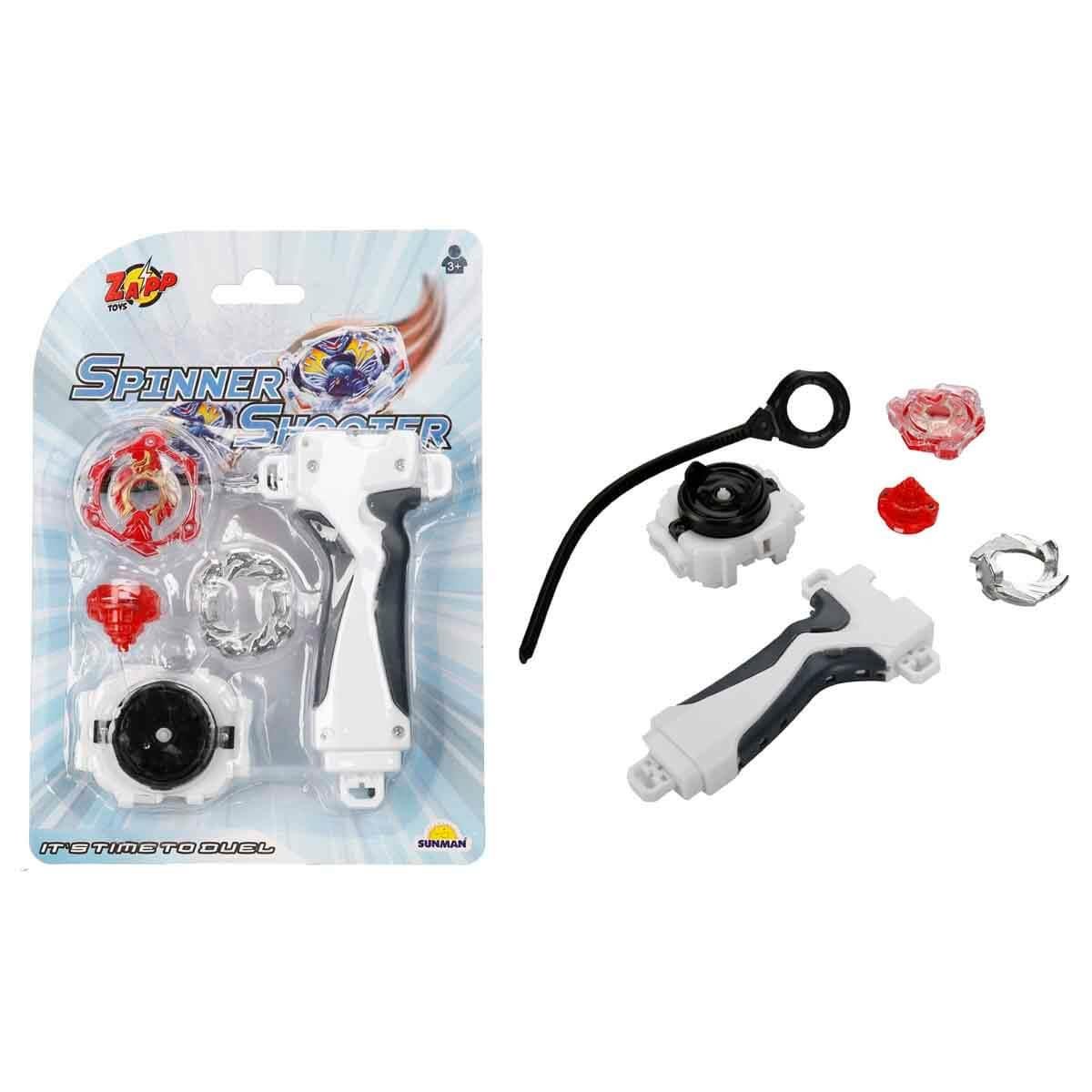 Kolleksiyon Karakterleri, Sunman, Zapp Toys Tabancalı Topaç 45213 Kırmızı Topaç