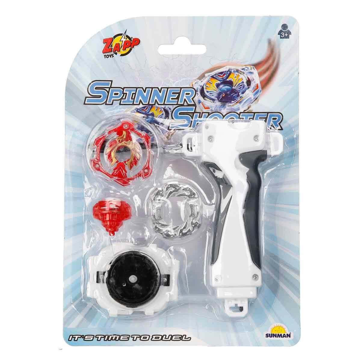 Kolleksiyon Karakterleri, Sunman, Zapp Toys Tabancalı Topaç 45213 Kırmızı Topaç