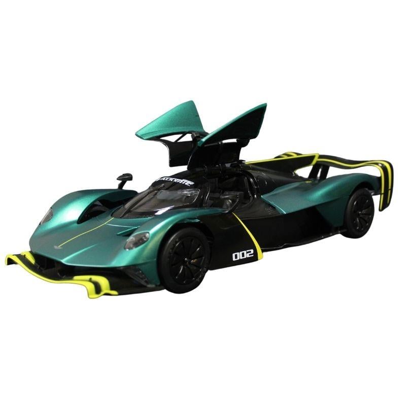 Kumandalı Arabalar, Sunman, 1:14 Aston Martin Valkyrie AMR Pro Uzaktan Kumandalı Araba 23872 Petrol Yeşili