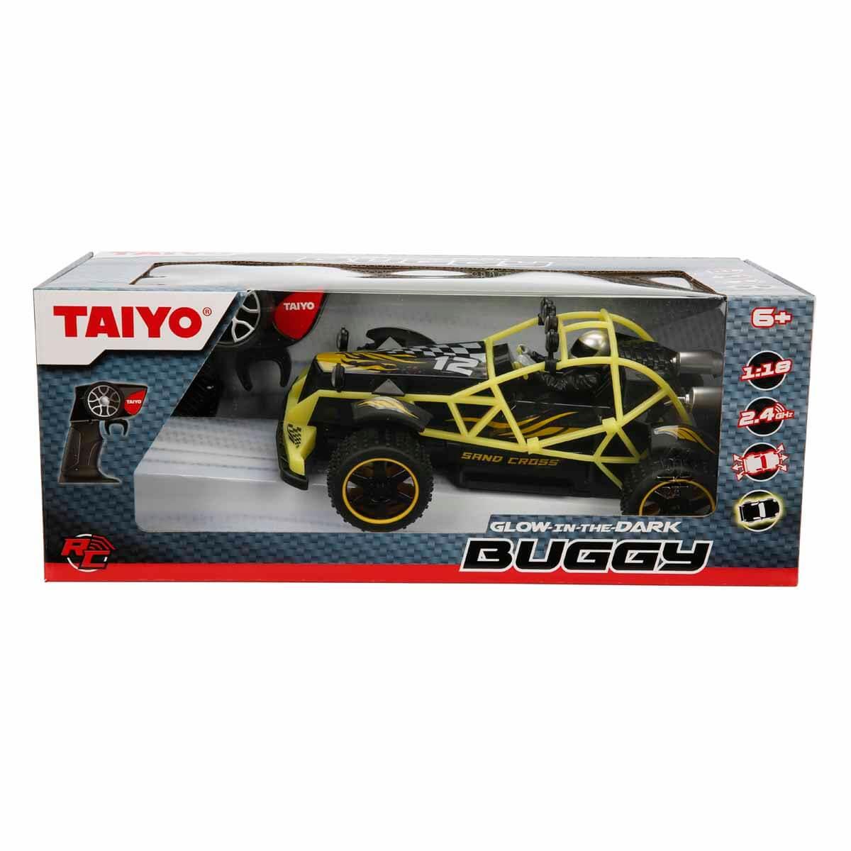 Kumandalı Arabalar, Sunman, 1:18 Buggy Karanlıkta Parlayan Uzaktan Kumandalı Araba 15199 Sarı