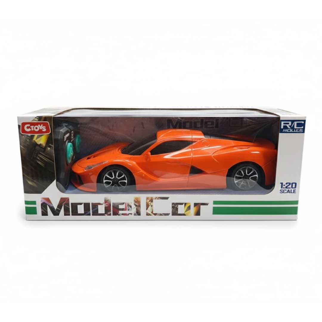Kumandalı Arabalar, Ceren, CTOY 1:20 Uzaktan Kumandalı Yarım Fonksiyon Yarış Arabası 74779 Turuncu