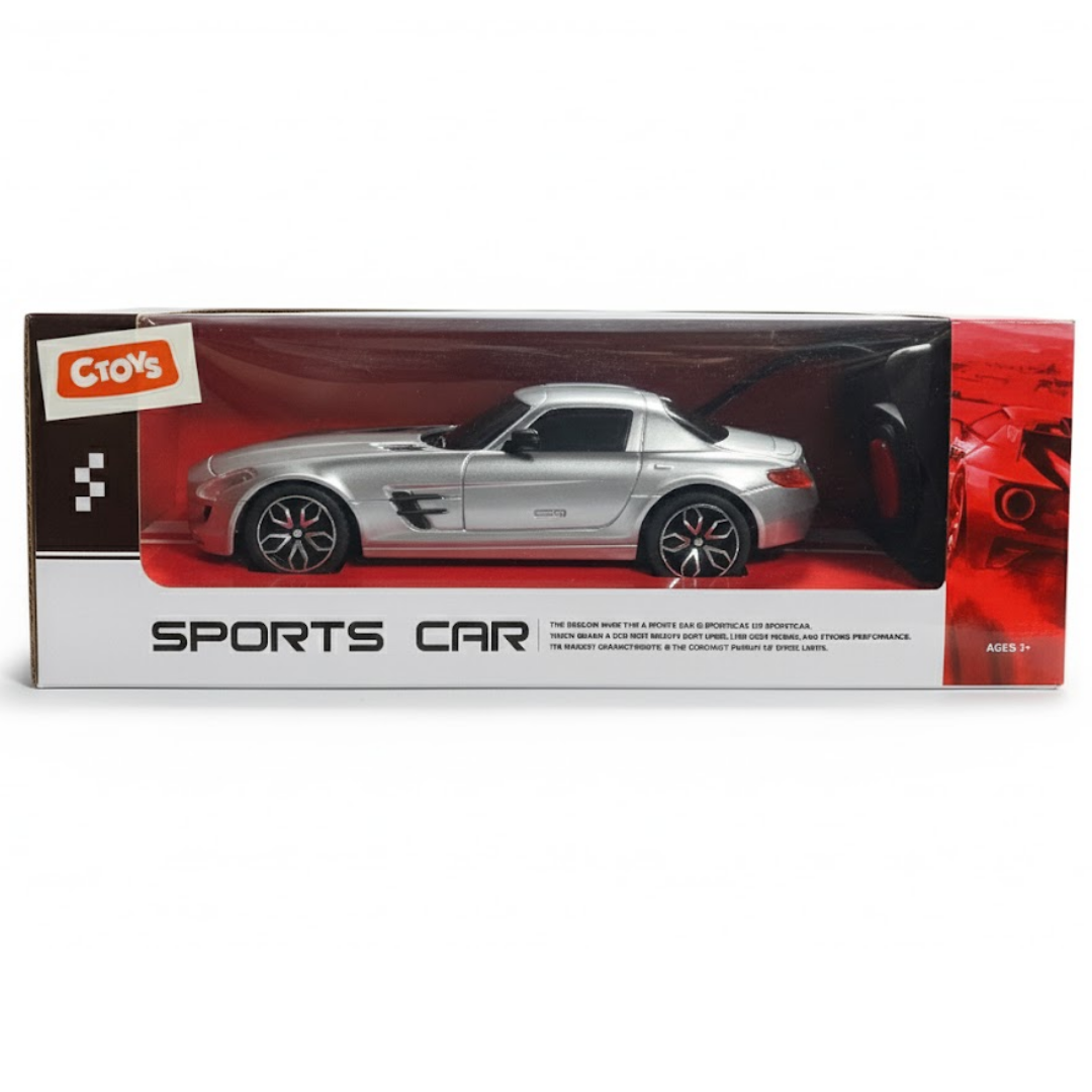 Kumandalı Arabalar, Ceren, CTOY 1:24 Uzaktan Kumandalı Spor Yarış Arabası 73161 Gri