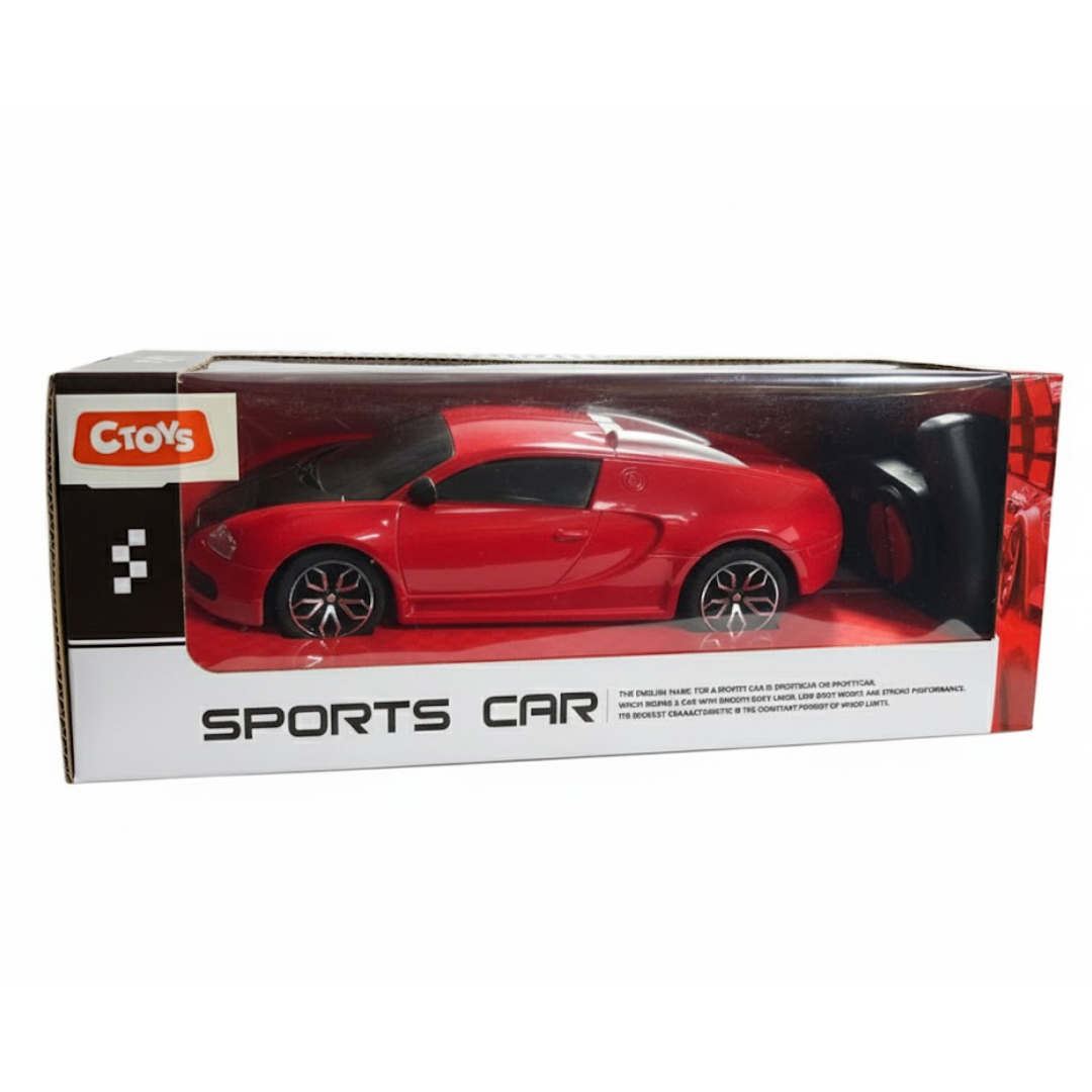 Kumandalı Arabalar, Ceren, CTOY 1:24 Uzaktan Kumandalı Spor Yarış Arabası 73161 Kırmızı Siyah