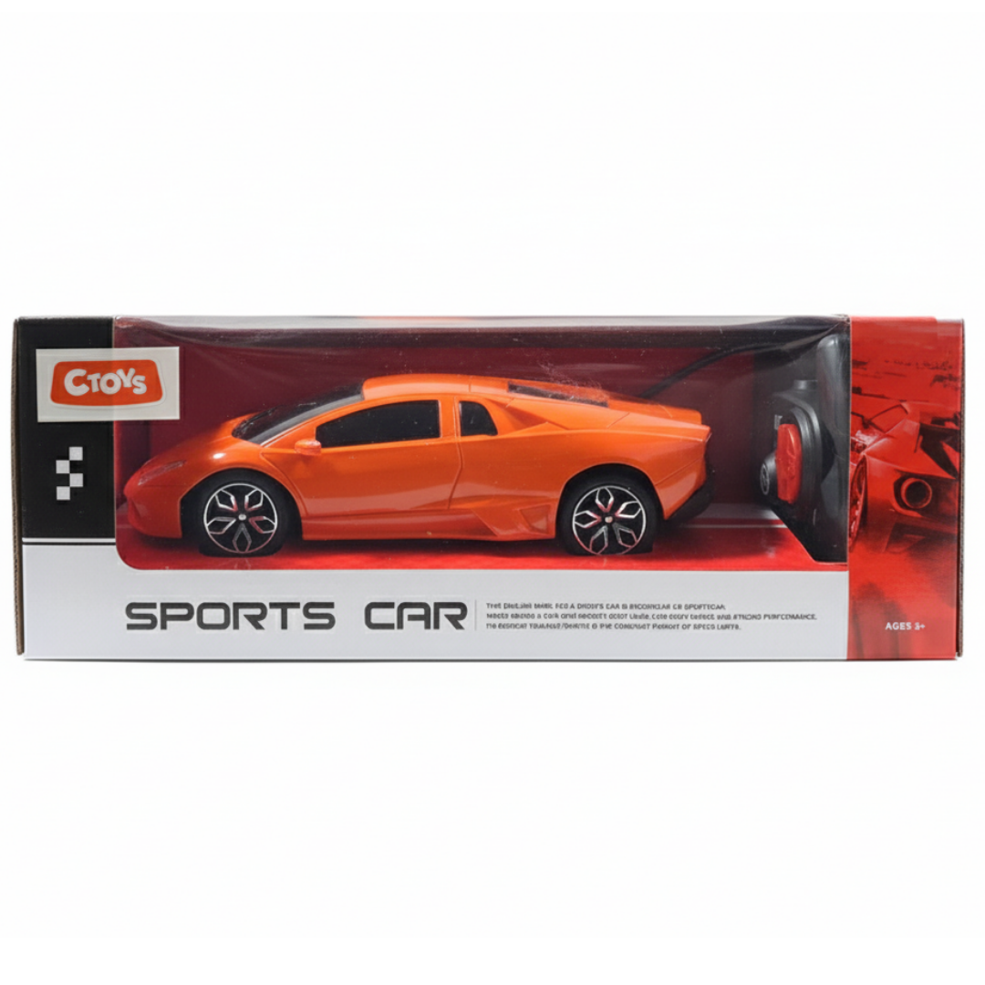 Kumandalı Arabalar, Ceren, CTOY 1:24 Uzaktan Kumandalı Spor Yarış Arabası 73161 Turuncu