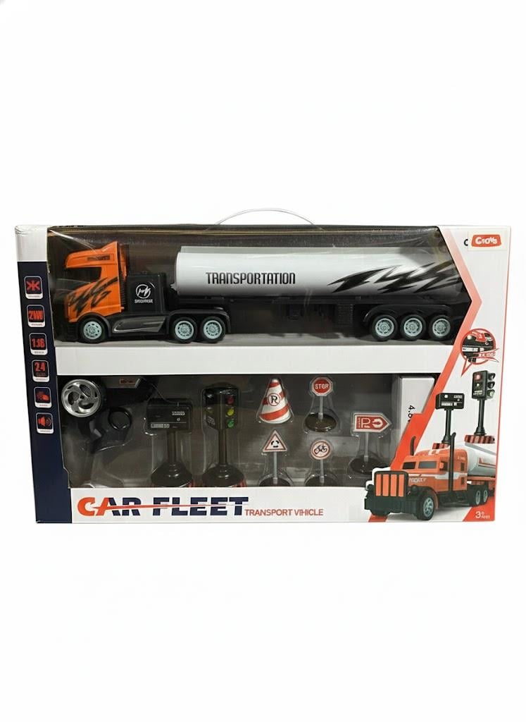 Kumandalı Arabalar, Ceren, CTOY Sesli ve Işıklı Uzaktan Kumandalı Trafik Setli Tanker