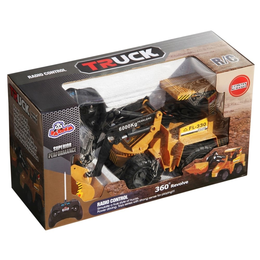 Kumandalı Arabalar, Vardem, Kutulu Uzaktan Kumandalı Full Fonksiyon İnşaat Makinaları Kepçe 27MHz