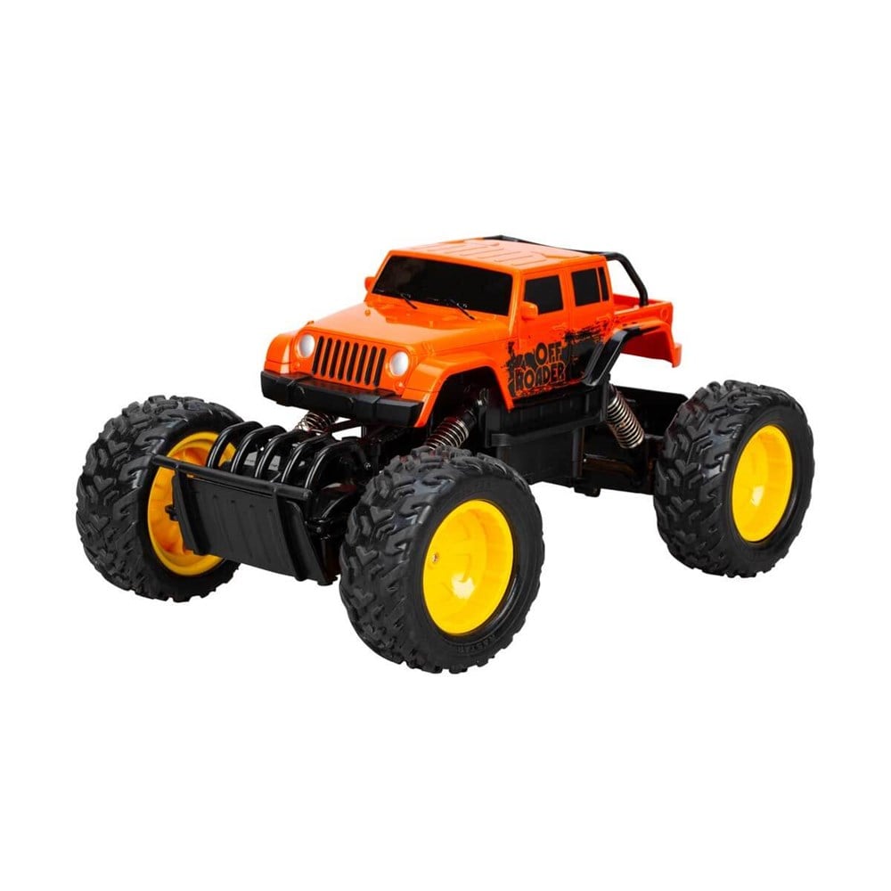 Kumandalı Arabalar, Sunman, Rastar 1:18 Rock Crawler Uzaktan Kumandalı Aksiyon Aracı 07544 Turuncu