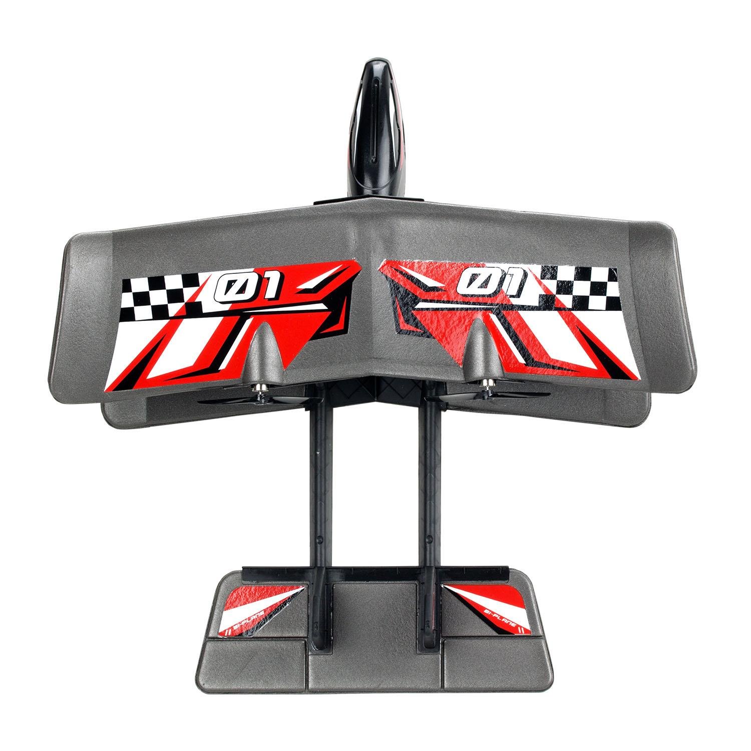 Kumandalı Arabalar, NECOTOYS, Silverlit Bi-Wing Evo Kumandalı Uçak 85739 Kırmızı