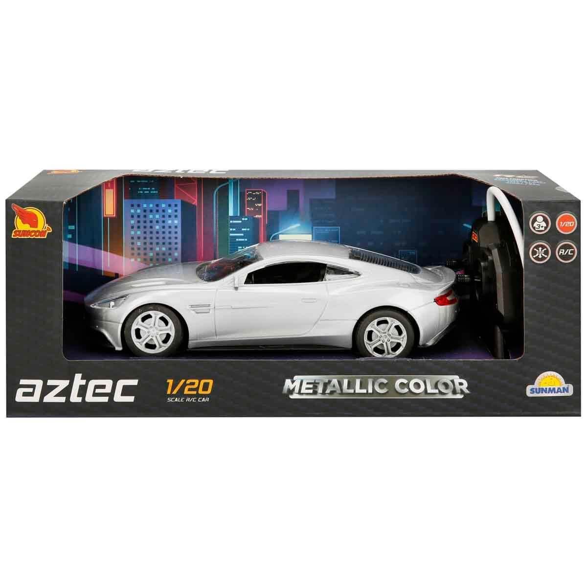 Kumandalı Arabalar, Sunman, Suncon 1:20 Uzaktan Kumandalı Suncon Metalik Araba 31322 Aston Martin Metalik Gri