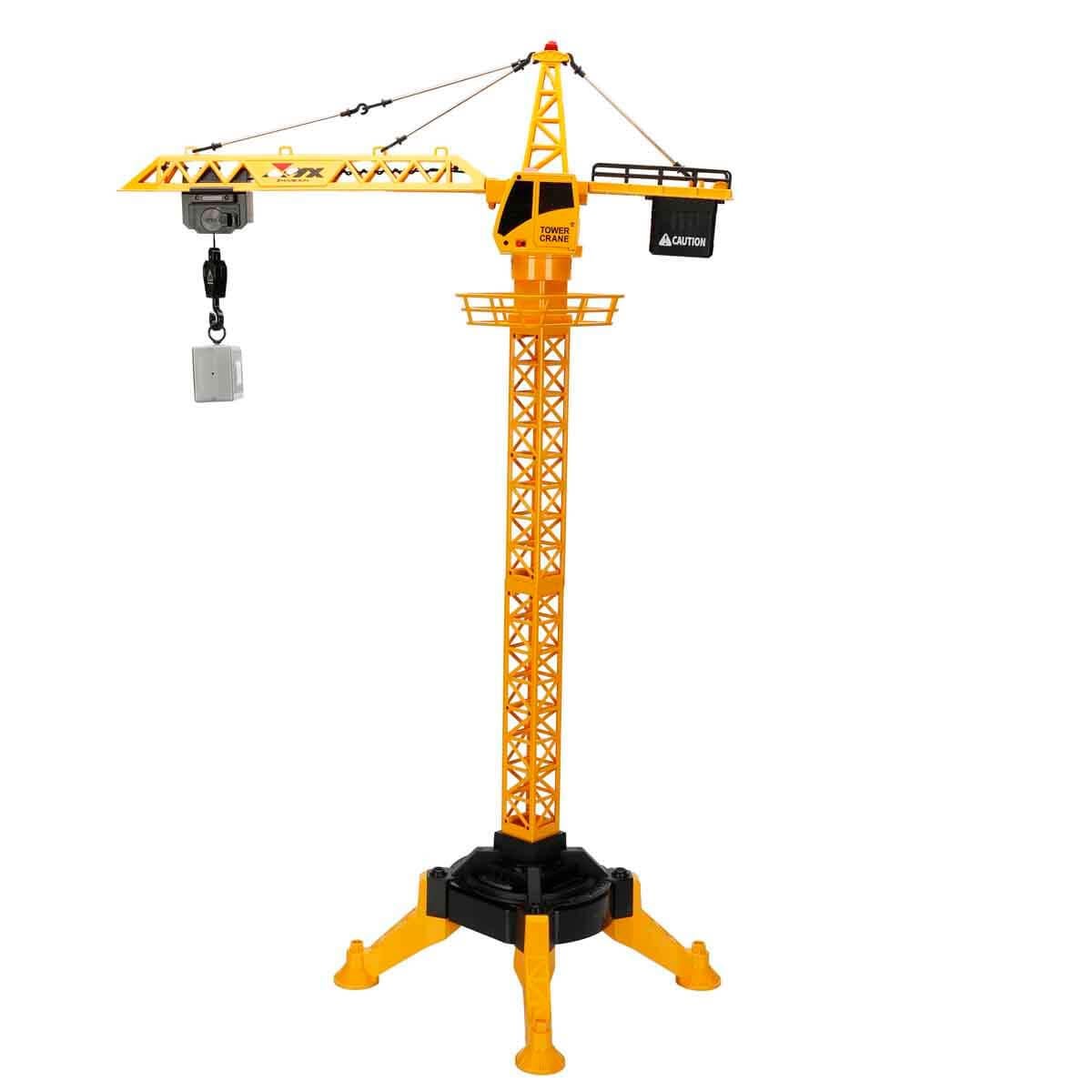 Kumandalı Arabalar, Sunman, Suncon Sesli ve Işıklı USB Şarjlı Uzaktan Kumandalı Kule Vinç 96 cm
