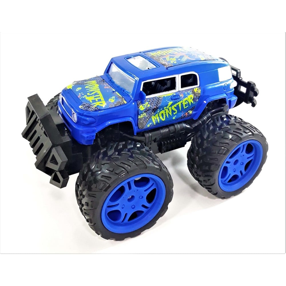 Kumandalı Arabalar, Furkan Toys, Uzaktan Kumandalı Şarjlı Işıklı Monster Off Road Aracı FR37197