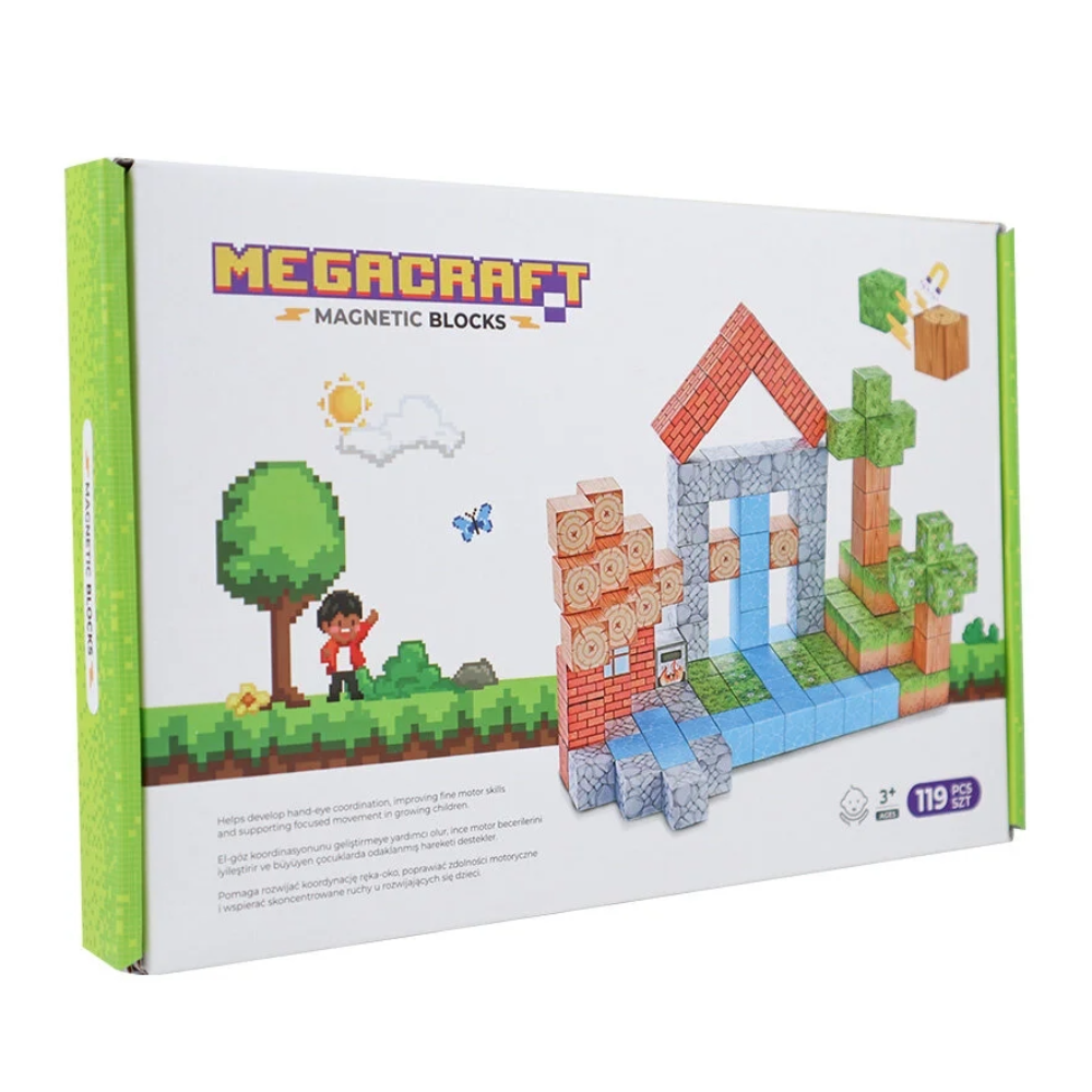 Kutu Bloklar, MEGA OYUNCAK, Magnivity Manyetik Bloklar 119 Parça Orman Temalı