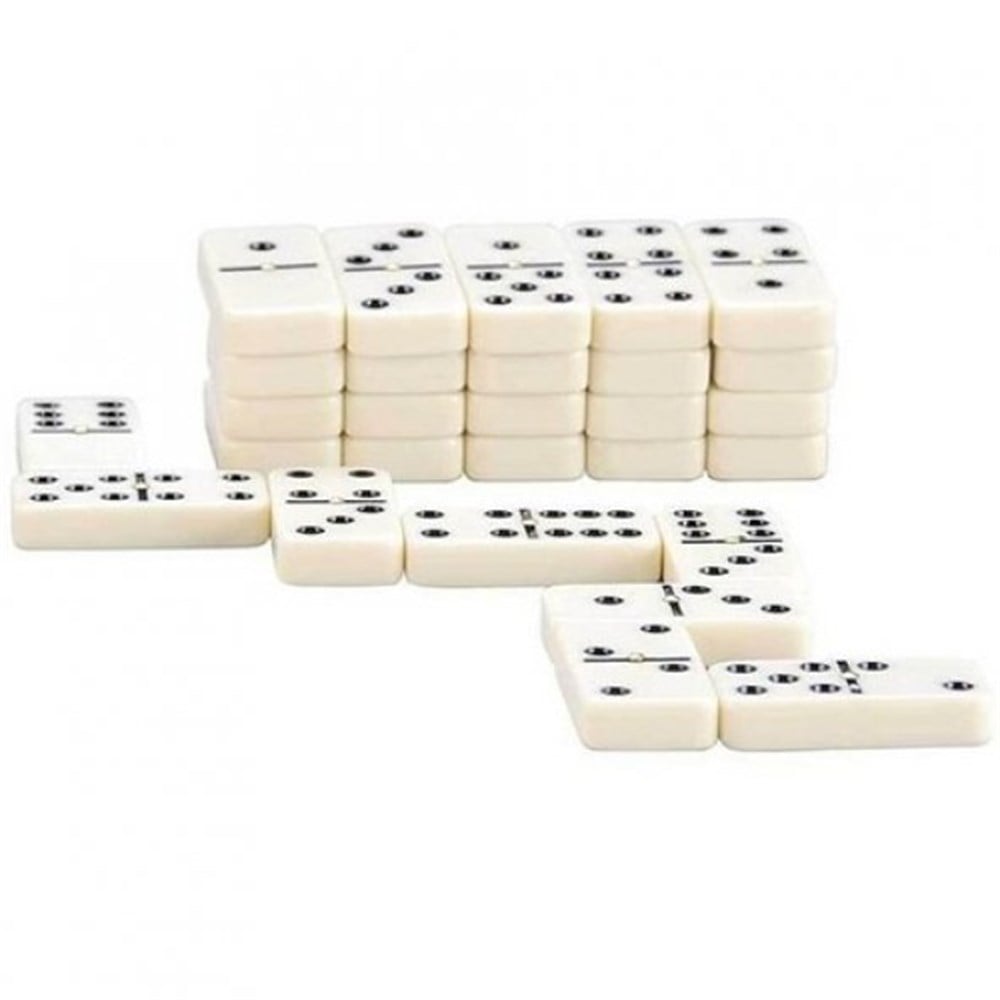 Kutu Oyunları, Star Oyun, Çantalı Büyük Boy Domino Oyunu 28 Parça Melamin Taş