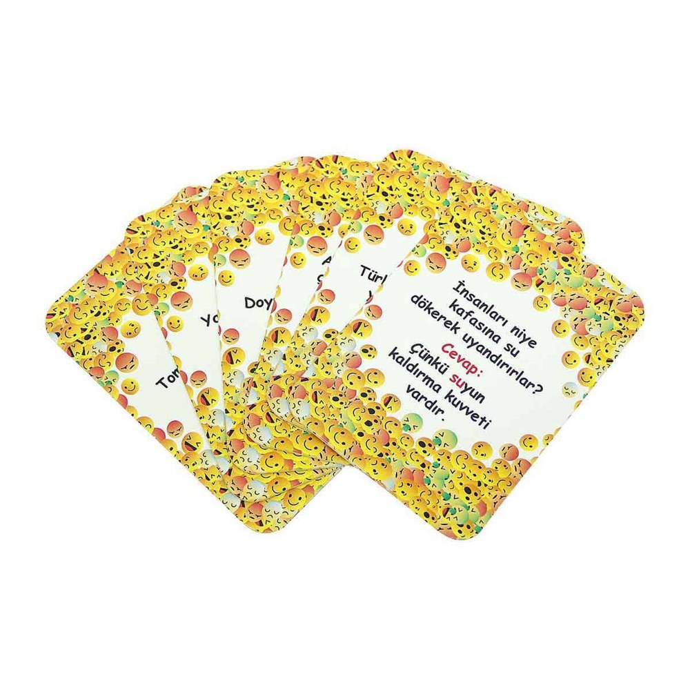 Kutu Oyunları, Laço Kids, Gülme Bakalım Eğitici Eğlenceli Oyun Kartları 32 Espri Kartı