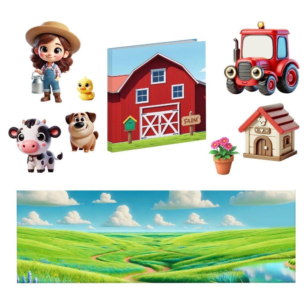 Kutu Oyunları, FUNCY, Magnetli Farm Set