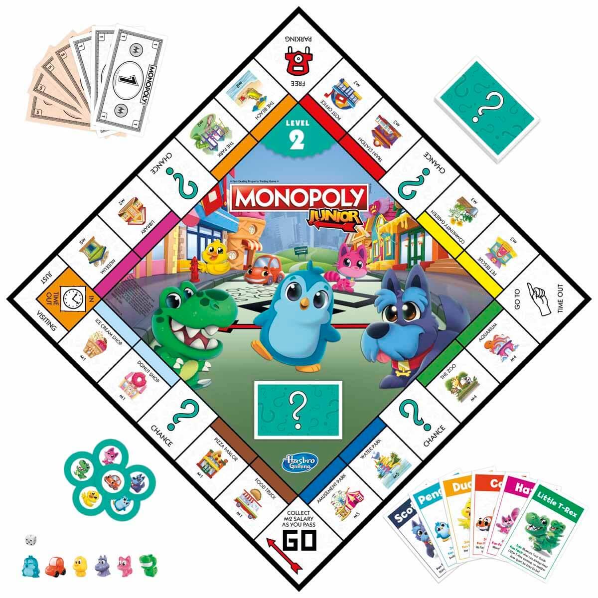 Kutu Oyunları, Monopoly, Monopoly Junior 2'Si 1 Arada F8562
