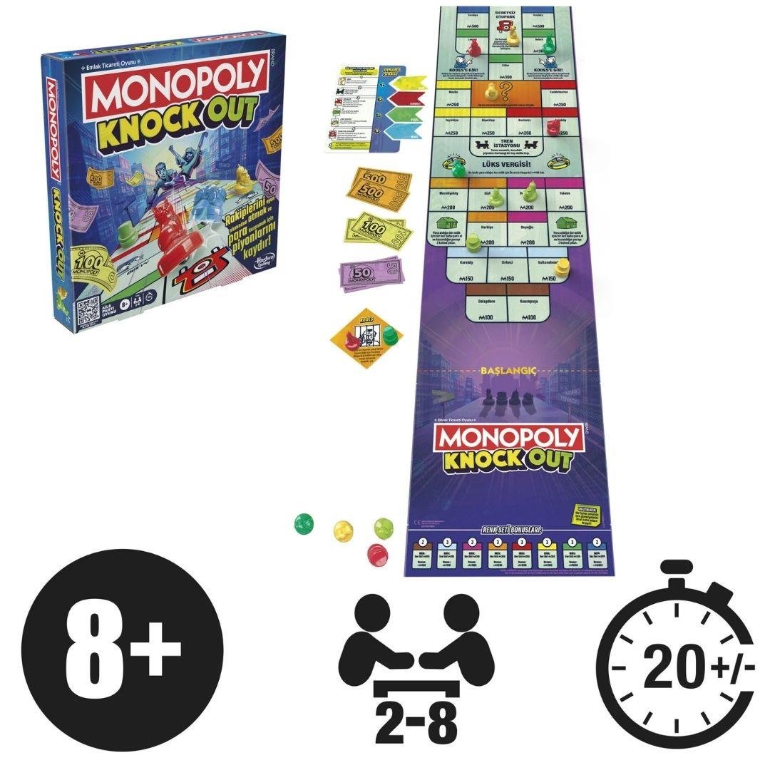 Kutu Oyunları, Hasbro, Monopoly Knockout F8995
